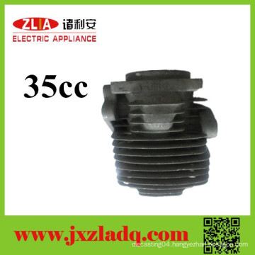 Electroplate!35cc 2-stroke chainsaw spare parts cylinder